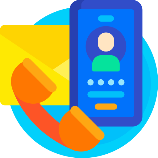 Ikona telefnów oraz Ikona emaila